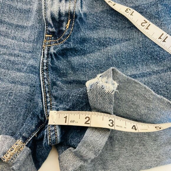 KanCan High Rise Roll Cuff Denim Shorts Size 7/27 Style KC9236NM - Picture 8 of 9